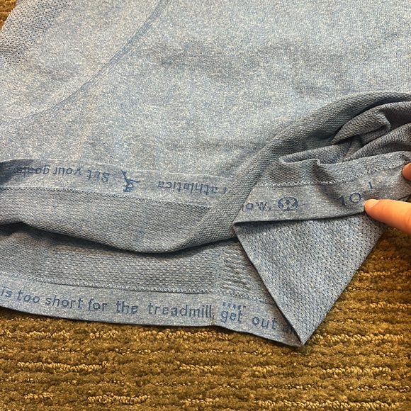 ✨Lululemon Athletica Run: Swiftly Tech Long Sleeve Limitless Blue Size 10 - Picture 13 of 16
